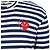 Comme Des Garcons Langarm-T-Shirt Red Wappen Metal Stone Stripe AX Mehrfarben - Ansicht 5