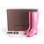 Louis Vuitton Stivali da pioggia Monogram Glossy Rosa - vista 2