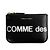 Comme Des Garcons Portafoglio con zip in pelle classico Nero