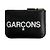 Comme Des Garcons Portafoglio con zip in pelle classico Nero - vista 2