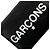 Comme Des Garcons Portafoglio con zip in pelle classico Nero - vista 5