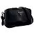 Prada Mini borsa a tracolla spazzolata nera Nero