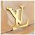 Louis Vuitton Clutch Vernis Louise East-West Arancione - vista 6