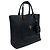 Prada Tote e Borsa a Spalla in Vitello Daino Nero - vista 2