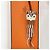 Hermès Portachiavi Chouette Owl Gold/Lilac Porpora - vista 4