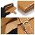 Delvaux Cartera Continental de piel de becerro granulada Rodeo marrón con pespuntes brillantes - vista 6