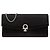 Salvatore Ferragamo Borsa a Spalla Cubic Silver Gancini Logo Nera Nero