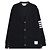 Thom Browne Texturierter Piqué-Cardigan Blau