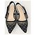 Dior Décolleté slingback in scamosciato nero e oro a pois - vista 6
