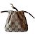 Gucci Mini borsa a coulisse Minuet GG Canvas Nano Portachiavi Beige Marrone - vista 5