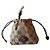 Gucci Mini borsa a coulisse Minuet GG Canvas Nano Portachiavi Beige Marrone - vista 8