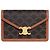 Céline Wallet on Chain Crossbody Bag Triomphe Tan Braun