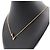 Louis Vuitton Colar LV Bolt Upside Down em ouro Preto - vista 3
