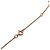 Louis Vuitton Colar LV Bolt Upside Down em ouro Preto - vista 7