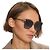 Salvatore Ferragamo Gafas de sol de lujo oversize moda monturas cuadradas de metal Naranja