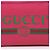 Gucci Cartera de tarjetas con cremallera rosa Front Web Logo - vista 2