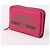 Gucci Cartera de tarjetas con cremallera rosa Front Web Logo - vista 3