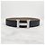 Hermès Buckle Reversible Double-Sided Black Safari Silver Matte Men's Leather Belt - view 5