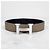 Hermès Buckle Reversible Double-Sided Black Safari Silver Matte Men's Leather Belt - view 6