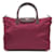 Prada Borsa Tote e Borsa a Spalla Tesuto Saffiano Rosso