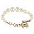 Chanel Pulseira de pérolas e cristal CC banhada a ouro (Recibo de loja de departamentos) Dourado - vista 3