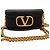 Valentino Borsa Tote e Borsa a Spalla Logo Small Nera Nero