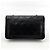 Chanel Borsa a tracolla Diana in agnello con finiture dorate Nero - vista 4