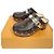 Louis Vuitton Monogram Metallic Cottage Clogs Braun