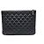 Chanel Clutch in agnello New Medium Nero - vista 3