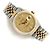 Orologio Rolex Datejust Combo da Uomo Quadrante in Lino Bokeh Index D'oro - vista 21