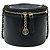 Chanel Piccola Vanity Rotonda in Agnello Nero Placcata Oro