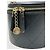 Chanel Piccola Vanity Rotonda in Agnello Nero Placcata Oro - vista 11