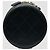 Chanel Piccola Vanity Rotonda in Agnello Nero Placcata Oro - vista 9