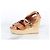 Louis Vuitton Sandali con zeppa monogram per donna Marrone - vista 5