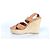 Louis Vuitton Sandali con zeppa monogram per donna Marrone - vista 6