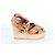 Louis Vuitton Sandali con zeppa monogram per donna Marrone - vista 7