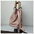 Bamboo Gucci Pelle con accenti oro chiaro bambù in Indie Pink Rosa - vista 4