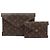 Louis Vuitton Pochette Kirigami in tela Monogram Marrone