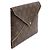 Louis Vuitton Pochette Kirigami in tela Monogram Marrone - vista 3