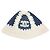 Céline Nuovo Bucket Hat in Denim e Lana Crochet Triomphe Multicolore