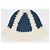 Céline Nuovo Bucket Hat in Denim e Lana Crochet Triomphe Multicolore - vista 7