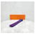 Hermès Cravatta in seta Violet Marine Porpora - vista 6