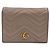 Gucci Mini billetera Marmont Matelassé Castaño