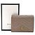 Gucci Mini billetera Marmont Matelassé Castaño - vista 8