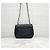 Chanel Petit Sac Mini Flap Bag Chevron Cross Black Gold Hardware Series Nero - vista 3