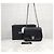 Chanel Petit Sac Mini Flap Bag Chevron Cross Black Gold Hardware Series Nero - vista 9