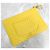 Chanel Clutch Chevron Medium Gialla con finiture dorate - vista 7