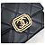 Chanel Nuova Mini Flap Bag in pelle di vitello Strass Oro Metal Interno Chip Nero - vista 4