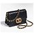 Chanel Nuova Mini Flap Bag in pelle di vitello Strass Oro Metal Interno Chip Nero - vista 8
