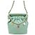Chanel Nuova borsa bucket piccola in agnello color menta Verde